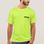 Aangepaste gepersonaliseerde veiligheid T-shirt (Voorkant)