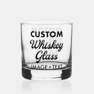 Aangepaste gepersonaliseerde Whiskey Glass 12oz. Whisky Glas