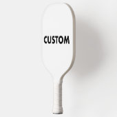 Aangepaste Gepersonaliseerde WITTE Handvat Trim Ca Pickleball Paddle (Links)