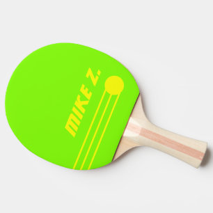 Aangepaste gepersonaliseerde Zure Kleuren Modern Tafeltennisbatje
