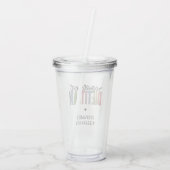 Aangepaste geregistreerde diëtititititiaanse multi acryl drinkbeker (Achterkant)