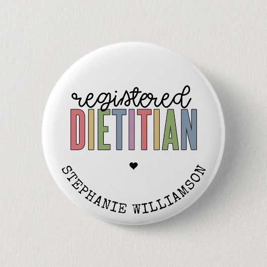 Aangepaste geregistreerde diëtititititiaanse multi ronde button 5,7 cm (Voorkant)