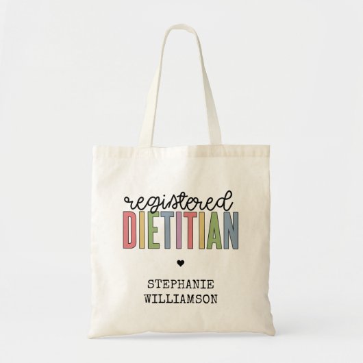 Aangepaste geregistreerde diëtititititiaanse multi tote bag (Voorkant)