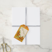 Aangepaste geschenk Labels | Herfstboeket Cadeaulabel (Met Touw)