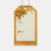 Aangepaste geschenk Labels | Herfstboeket Cadeaulabel (Achterkant)