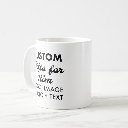 Aangepaste geschenken voor Hem Classic Witte Mok 1 (Voorkant links)