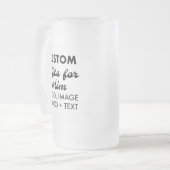 Aangepaste geschenken voor Hem Frosted Glass Mok 1 (Voorkant links)