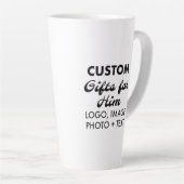Aangepaste geschenken voor Hem Grote Latte Mok 17o (Rechterhoek)
