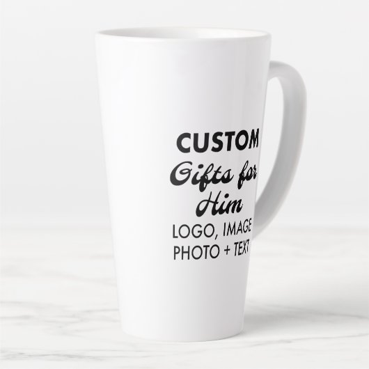Aangepaste geschenken voor Hem Grote Latte Mok 17o (Rechterhoek)
