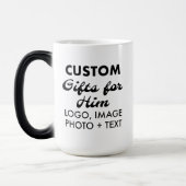 Aangepaste geschenken voor Hem Magic Morphing Mok  (Links)