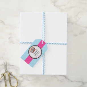 Aangepaste geschenkmand Business Cadeaulabel