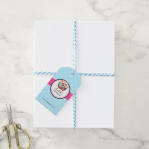 Aangepaste geschenkmand Business Cadeaulabel