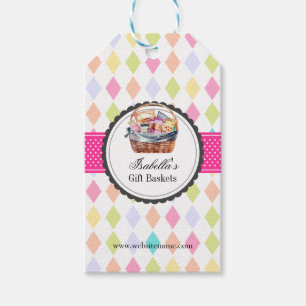 Aangepaste geschenkmand Business Cadeaulabel