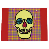 Aangepaste geschenkzak - Grote, glanzende HALLOWEE Groot Cadeauzakje (Voorkant)