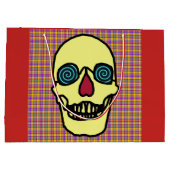 Aangepaste geschenkzak - Grote, glanzende HALLOWEE Groot Cadeauzakje (Achterkant)