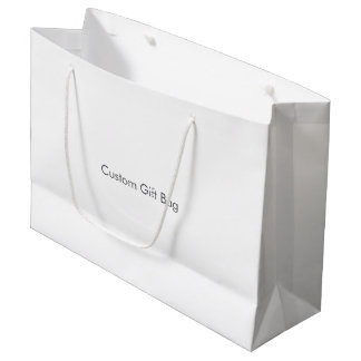 Aangepaste geschenkzak - Klein, glanzend Groot Cadeauzakje