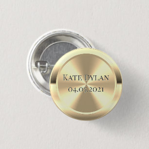 Aangepaste gesimuleerde gegraveerde messengerButto Ronde Button 3,2 Cm
