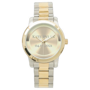 Aangepaste gesimuleerde gegraveerde remhorloge horloge