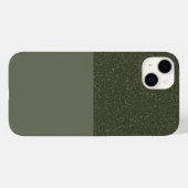 Aangepaste Gespikkelde Top Moss Groene iPhone 14 P Case-Mate iPhone Case (Achterkant (horizontaal))