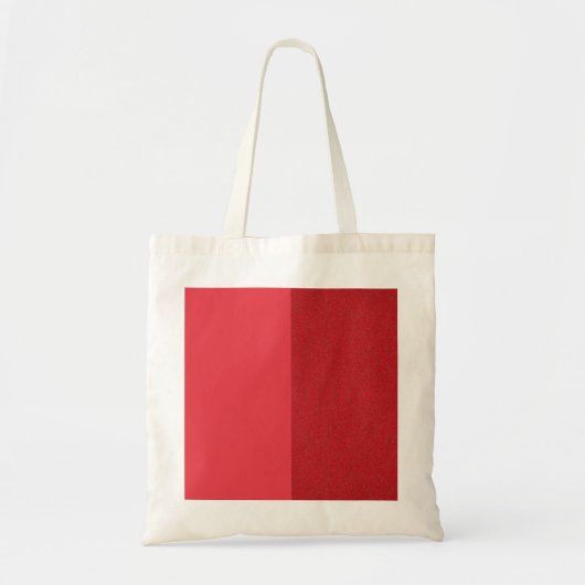 Aangepaste gesplitste verticale rode Canvas tas (Voorkant)