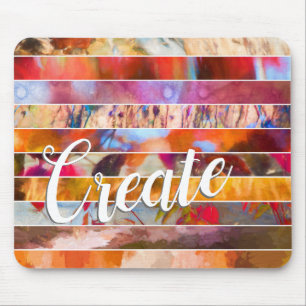 Aangepaste gestreepte Abstracte kunst Muismat