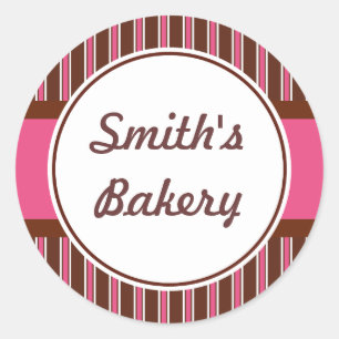 Aangepaste gestripte Sticker