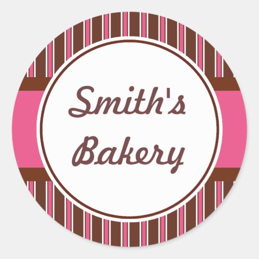 Aangepaste gestripte  Sticker (Voorkant)