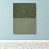 Aangepaste getextureerde mos groen gestrekte canva canvas afdruk (Insitu (Houten vloer))