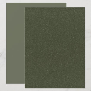 Aangepaste getextureerde Moss Green Invitation Sja Kaart