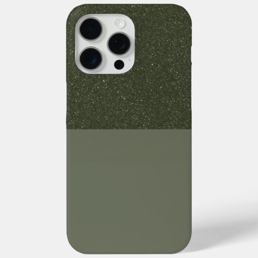 Aangepaste getextureerde Moss Split iPhone 15 Pro Case-Mate iPhone Case (Achterkant)
