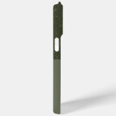 Aangepaste getextureerde Moss Split iPhone 15 Pro Case-Mate iPhone Case (Achterkant / Rechts)