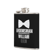 Aangepaste Getuige Bruidsjonker Trouw  Heupfles (Links)