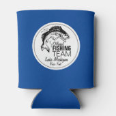 Aangepaste Geviste bierkoeler | Uw Lake naam (Achterkant)