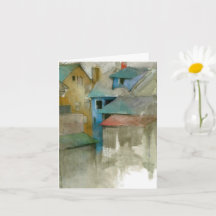 Aangepaste gevouwen notitiekaart