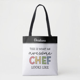 Aangepaste geweldige chef cadeaus   Beste chef ooi Draagtas