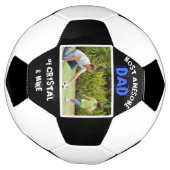 Aangepaste Geweldige ouderfoto van vader Voetbal (Gedraaid)