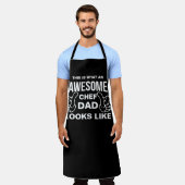 Aangepaste Geweldige vader - Gepersonaliseerde che Schort (Gedragen)