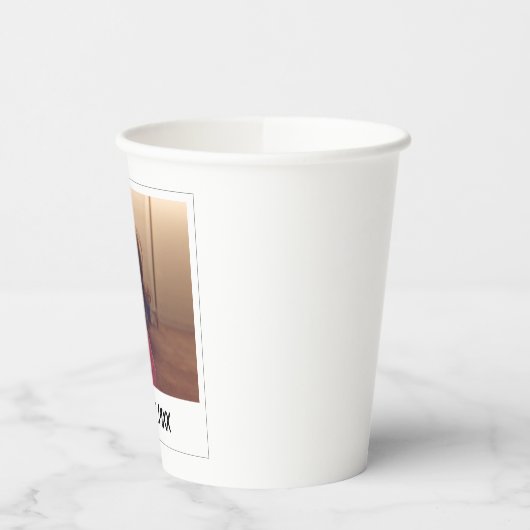 Aangepaste Gezicht Gepersonaliseerde Papieren Par Papieren Bekers (Links)