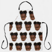 Aangepaste gezicht Grappige Chef Gift Koken Gift S Schort (Voorkant)