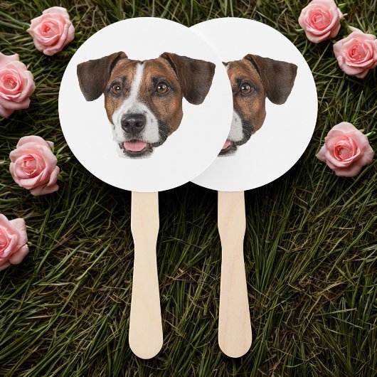 Aangepaste Gezicht Hond Cutout Bachelorette Party Handwaaier