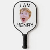 Aangepaste Gezicht Pickleball Verjaardagsfeest Mat Paddle (Achterkant)