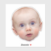 Aangepaste Gezicht Stickers Gepersonaliseerde Gezi (Vel)