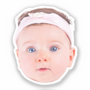 Aangepaste Gezicht Stickers Gepersonaliseerde Gezi