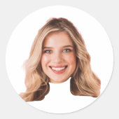 Aangepaste Gezicht Stickers Gepersonaliseerde Gezi (Voorkant)