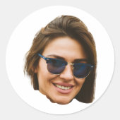 Aangepaste Gezicht Stickers Gepersonaliseerde Gezi (Voorkant)