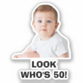 Aangepaste gezicht Stickers, gepersonaliseerde Sti Sticker (Voorkant)