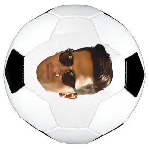 Aangepaste gezicht uitsnede vrijgezellenfeest verj voetbal