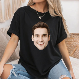 Aangepaste gezichten verjaardagsgroep vrijgezellen t-shirt