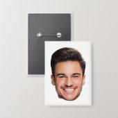 Aangepaste gezichts foto button (Voorkant / Achterkant)