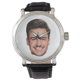 Aangepaste gezichts foto horloge